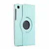Para Samsung Tab A7 lite 8.7 2021 funda de cuero plana T220 con patrón de lichi giratorio funda protectora T225
