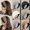 Diadema de corona alta para mujer, nuevo modelo 2026, diadema antideslizante para lavarse la cara, de ala ancha con dientes, pinza para el pelo, accesorio de pelo simple