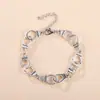 Europa e Estados Unidos transfronteiriça nova criativa moda algemas corrente amor algemas pulseira popular pulseira de amizade