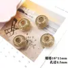 Acrílico Transparente Chapado en Oro Múltiples Estilos Colección DIY Pulsera de Abalorios Hecha a Mano Materiales Ropa Zapatos Accesorios Cuentas Sueltas