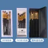 Set de 7 brochas para sombra de ojos de pelo de caballo para principiantes, juego completo de brochas de maquillaje, brocha para realzar los ojos, herramientas de belleza portátiles, venta al por mayor