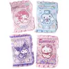 Comércio Exterior Couro PU Renda Pesada Caderno Sanrio Página Interna Colorida Desenho Animado Kuromi Caderno Bloco de Notas
