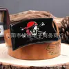 Tendencia de personalidad hebilla grande de aleación de esqueleto cinturón hombres estilo western Denim juvenil PU cinturón fabricantes una generación de pelo