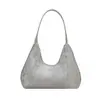 Bolso de Hombro Cadena de Lentejuelas Estilo Coreano Bolso Cruzado para Viajar Suave Simple Moda Portátil Casual Bolso de Axila para Mujer