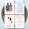 Nueva Tarjeta de Boda Tarjeta para Grupo de Hermanas Invitación para Dama de Honor y Padrino Tarjeta de Regalo de Acompañamiento Tarjeta de Agradecimiento Escrita a Mano Tarjeta de Agradecimiento en stock