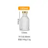 Difusor Romano Volátil de Ratán sin Fuego Botella Botella de Vidrio para Aromaterapia Patrón Vertical de Bayoneta Botella Desnuda para Perfume Adornos de Decoración para Sala de Estar