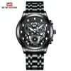 Reloj de pulsera de acero AliExpress transfronterizo, reloj impermeable para hombre, reloj con calendario, reloj de cuarzo simple para negocios, fábrica mayorista