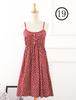 Comercio Exterior Falda Base de Tirantes de Verano para Mujer Vestido Floral Vestido de Mujer Color XX0130