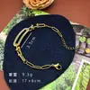 Versión Coreana Estilo Ins Geométrico Forma de O Pulsera Completa de Diamantes Acero Inoxidable Moda Simple Moderna Hebilla de Herradura de Acero de Titanio Joyería
