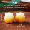 Jade Blanco Raíz de Bodhi Carbón Fino Quemado Garra de Gato Queso Tallado Bodhi Cuentas Sueltas Accesorios Pulsera de Cuentas Budistas Mayoreo