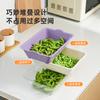 Tazón para Lavar Verduras Cesta de Drenaje Hogar Cocina Doble Capa Lavado Agua Fruta y Verdura Cesta de Verduras Cesta de Malla con Filtro de Goteo Tazón para Lavar Verduras