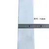 Banda Elástica Engrosada al por Mayor, Banda Elástica Ancha Suave para Cintura, Tela Cepillada de Nylon Doble Cara Negra y Blanca de 1-8 cm, en Stock
