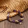 Pulseira de Estrela-do-Mar, Concha e Búzios Estilo Natural Europeia e Americana Mais Vendida Cruzada Pulseira de Contas de Arroz Pequeno Temperamento Fresco
