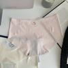 Nueva ropa interior sin costuras de seda de hielo fina de secado rápido pura sexy transpirable sin costuras cintura hueca calzones de color sólido para mujer