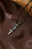 Pendente Vajra de Prata Pura Atacado Xingcheng, Moda de Nicho Versátil Estilo de Luxo, Presente para Namorado