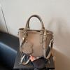 Comércio Exterior Bolsa Saco Balde Satchel de Alto Nível Estilo Estrangeiro para Mulheres 2025 Nova Moda Primavera e Verão Bolsa de Ombro Casual Transversal