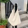 Bolso de hombro vintage tejido, nuevo bolso de playa informal para vacaciones, bolso de ganchillo, bolso de mano portátil