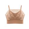 Top de tubo con chaleco para mujer con almohadilla para el pecho, verano 2022, nuevo, tirantes sexys, hermosa ropa interior con espalda de encaje, venta al por mayor, envoltura interior para el pecho