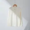 Suéter de tricô estiloso com zíper para outono e inverno, camiseta polo pulôver casual para o dia a dia, camiseta de manga longa cor sólida estilo britânico para homens