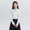 Venta al por mayor transfronteriza de atuendos profesionales rosas nuevos de primavera y otoño: camisas de manga larga y conjunto de dos piezas de moda para mujer con camisa y falda