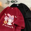 Camiseta de manga corta de estilo extranjero para niños de Fried Street, camiseta de verano para niños de talla mediana y grande, camiseta de media manga de verano a la moda