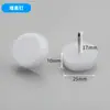 Uñas de pie de doble capa plástico muebles sofá taburete uñas de pie mesa y sillas de madera maciza elevación a prueba de humedad engrosado armario hogar pie silla