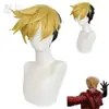 [Tongchuan] Peruca Cosplay Pistoleiro Triguntrigun Stampede Haysh Law Meditação Danbit