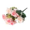 Suministro de Comercio Exterior Flores Artificiales Ramo de Rosas Ramo de San Valentín Decoración de Año Nuevo Adornos Flores Falsas Venta al por Mayor Alta Simulación
