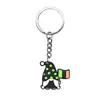 Centenas de St. Pingentes de Chaveiro Dia de São Patrício, Decorações de Chaveiro Chapéu Verde DIY de Borracha Macia em PVC, Itens de Presente