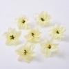 Cabeza de flor artificial pequeña Lirio diy hecho a mano accesorios para el cabello hanfu flor para combinar ropa decoración del hogar arreglo de boda flor falsa