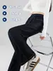 Pantalones de Imitación de Mezclilla Estilo Retro Nuevo Otoño Nuevo Adelgazantes de Pierna Estrecha con Curva para Mujer Versátiles de Moda Casuales