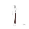 Cuchillo y tenedor para carne engrosados de Factory Hotel, cuchara de café de comida occidental, mango de madera de imitación para el hogar, cuchillo, tenedor y cuchara de acero inoxidable adecuados
