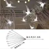 Accesorios de Boda Celebridad de Internet Palo Acrílico Candelabro Restaurante de Música Bar Pájaro Vivo Colgante Decoración de Techo Ventana Luces