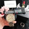 2020 Reloj de Múltiples Colores Personalidad Creativa Correa de Acero Casual Tres Ojos Seis Agujas Reloj de Pulsera de Cuarzo para Hombre Esfera Grande