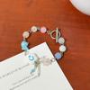 Pulsera Verano Dopamina Colorida con Cuentas Personalidad Infantil Dulce Exquisita Moda Creativa Dibujos Animados Versátil para Mujer