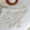 Comércio Exterior Transfronteiriço Popular Renda Sexy Roupa Íntima Feminina Verão Fina Laço Cetim Recorte Cintura Média-Baixa Calcinha