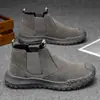 Homens Atacado Dr. Botas Martens Versáteis para Trabalho na Construção Escritório Esportes Roupa de Trabalho Sapatos Masculinos Proteção do Trabalho Sapatos Casuais Confortáveis Respiráveis