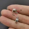 Accesorios DIY de aleación de plata de Xizang transfronterizos, cuentas de te con agujero grande, accesorios de material para pulsera, collar, colgante, cuentas de enlace