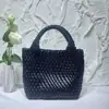 Bolso tejido hecho a mano bolso de mano para mujer tamaño pequeño bolso tipo cesta de verduras bolso de moda para compras y uso diario bolso versátil para mujer madre e hijo