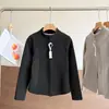 ¡Mismo estilo que LU! Versión mejorada~26 chaqueta corta de forro polar de otoño con cuello alto, corte ajustado, cremallera, para mujer, cárdigan cálido y favorecedor a la cintura