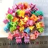 Grampo de cabelo pequeno de flor mini arco-íris hyun-a colorido para crianças grampo de pata pequena coelho grampo de feijão doce bebê borboleta chapéu