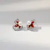 Brincos de Flor de Cabaça Oca com Madrepérola, Brincos do Ano do Zodíaco, Brincos de Alto Padrão Novo Estilo 2026 Atacado