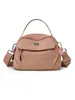 Bolso de Mano Nuevo Versátil, Sencillo y Casual, con Diseño de Nailon de Color Sólido Texturizado, Bolso de Hombro y Bolso Cruzado para Mujer, Moderno y a la Moda