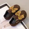 Nuevos Zapatos Individuales para Niñas Primavera/Otoño 2026, Lunares, Moño, Hebilla Birken, Suela Suave Antideslizante, Zapatos Pequeños de Cuero para Niños