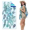 B104 Milhões de Peças em Estoque Amazon Mais Vendido Toalha de Praia Dupla Face em Fleece Suporta Design Personalizado Toalha de Surf e Toalha Esportiva