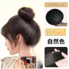 Peluca para Mujer con Cabello Realista, Corona Alta de Piel de Toronja, Moño Perezoso Invisible, Aumento de Volumen del Cabello, Almohadilla de Cabello de Silicona de Seda de Alta Temperatura