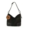Bolso de Mano Retro Escarchado Nuevo Estilo Otoño e Invierno 2025 Simple Gran Capacidad Estudiante Clase Bolso de Axila Bolso de Hombro Único Cruzado