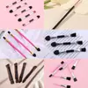 Palito Multifuncional para Sombra de Ojos Pincel para Sombra de Ojos Doble Punta Mini Portátil Pincel de Algodón de Látex Pincel Desechable para Maquillaje Herramienta de Belleza