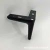 Pata de sofá semicírculo pequeño de borde recto más vendida pata de cama pata de armario pata de soporte de metal