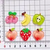 Accesorios de Resina de Fruta de Fresa de Dibujos Animados DIY Pegamento de Crema Joyería Pasador de Pelo Funda para Teléfono Móvil Imán para Refrigerador Accesorios para el Cabello Joyería DIY